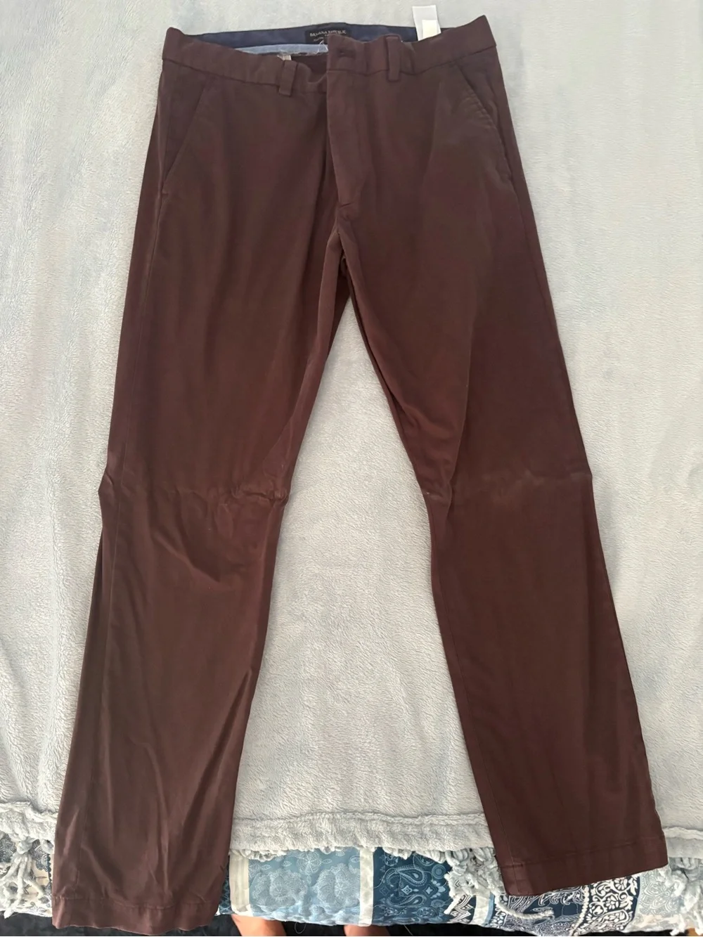 Men's deep eggplant color Casual Pants